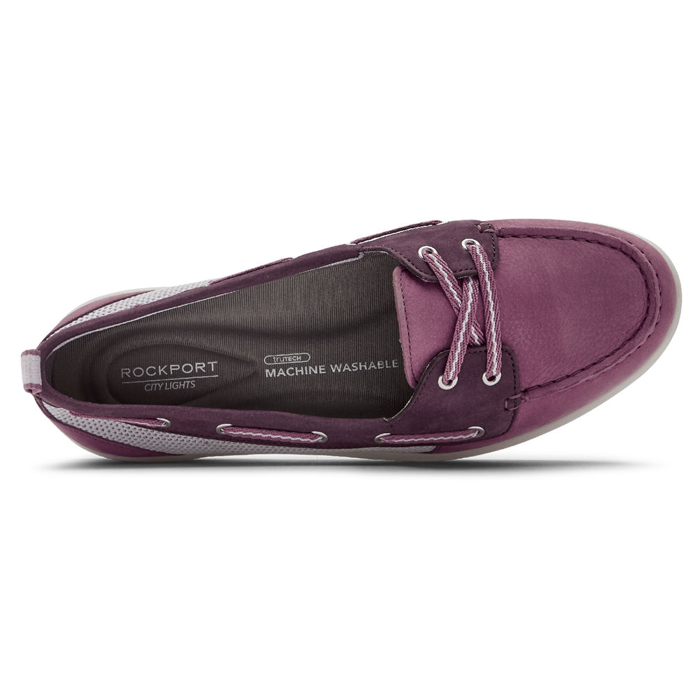 Rockport Båt Skor Dam Rosa - Ayva Washable - PYHNA2136